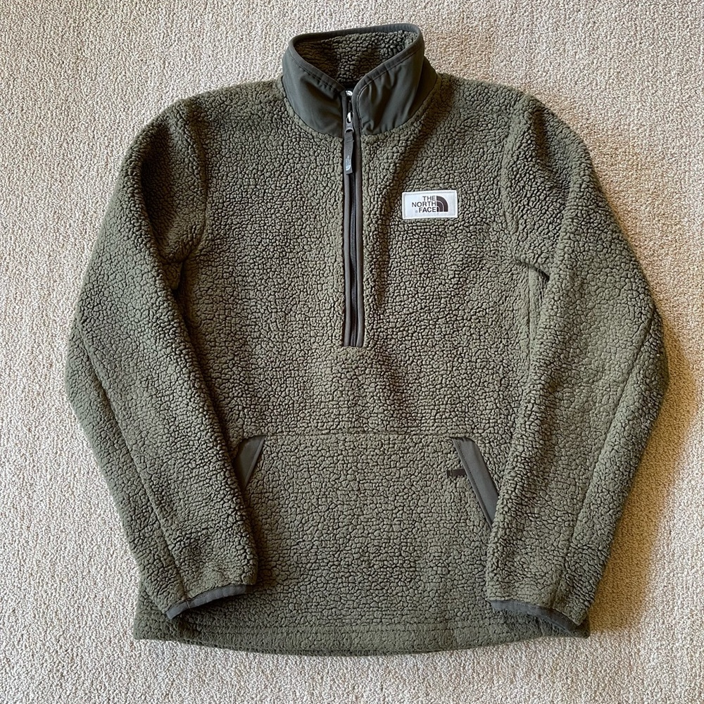 Olive XL North Face Campshire Pullover Fleece